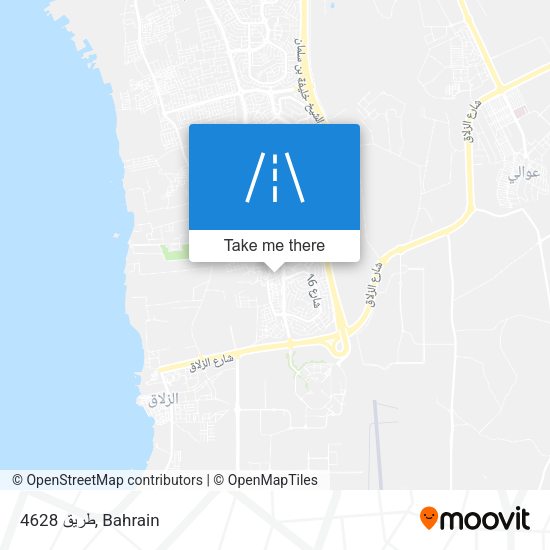 طريق 4628 map