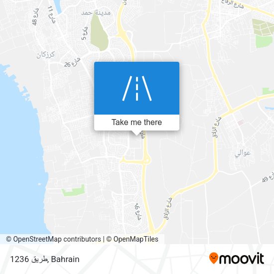 طريق 1236 map