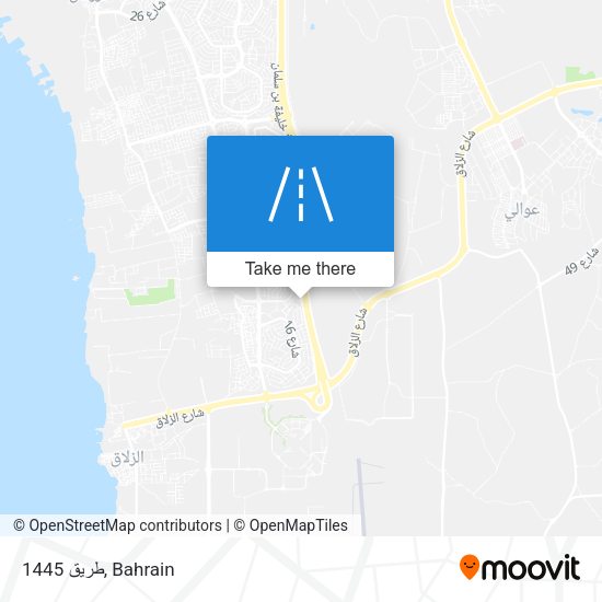 طريق 1445 map