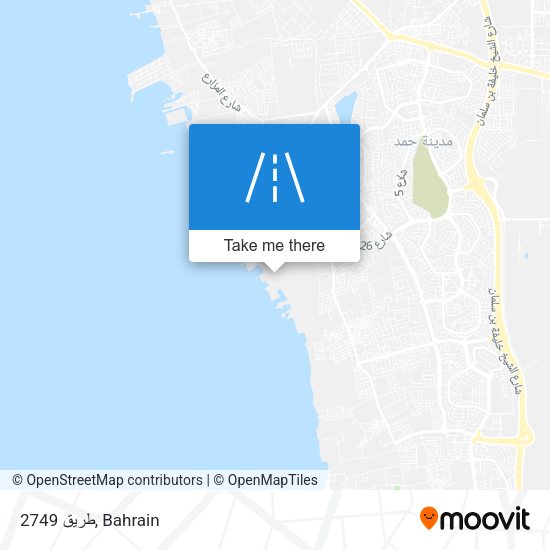 طريق 2749 map