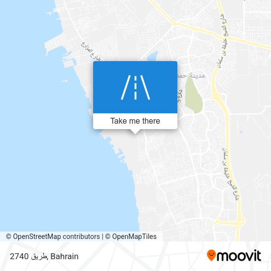 طريق 2740 map