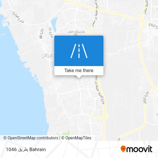 طريق 1046 map