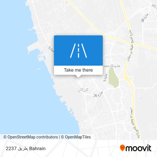 طريق 2237 map