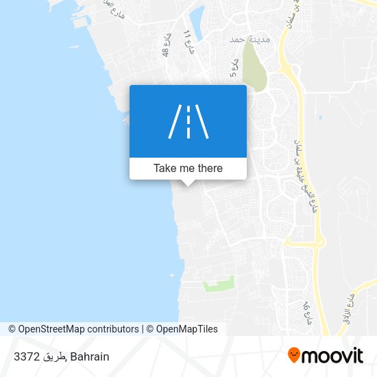 طريق 3372 map