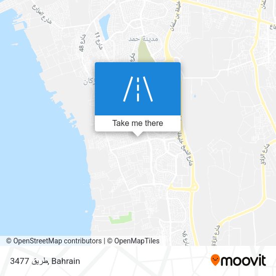 طريق 3477 map