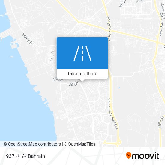 طريق 937 map