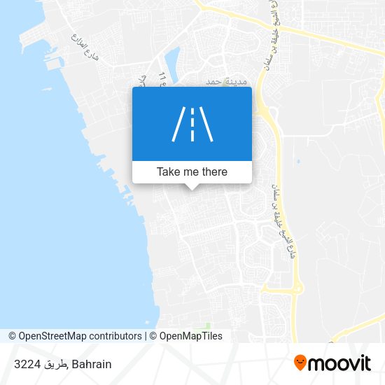 طريق 3224 map