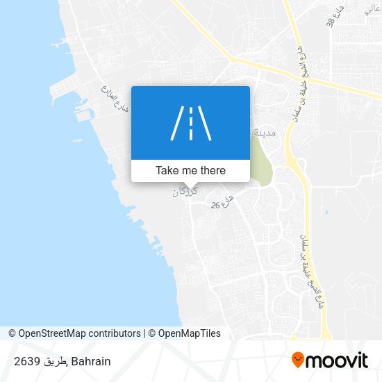 طريق 2639 map