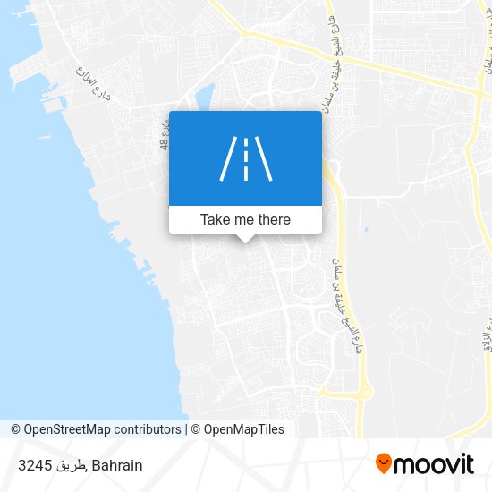 طريق 3245 map