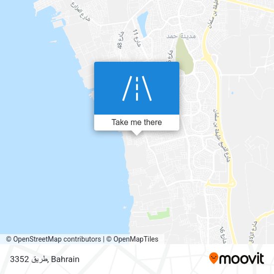طريق 3352 map