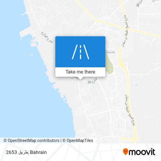 طريق 2653 map