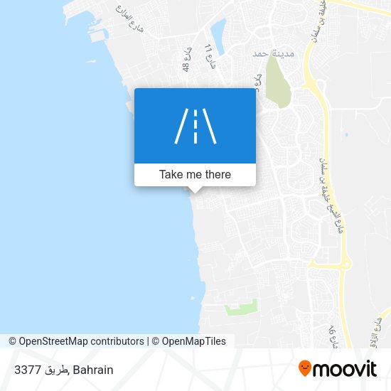 طريق 3377 map