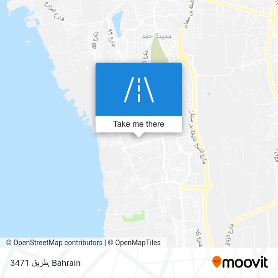 طريق 3471 map