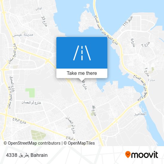 طريق 4338 map