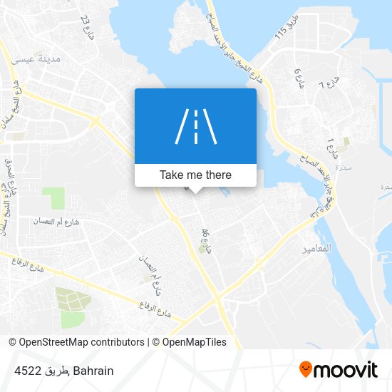طريق 4522 map