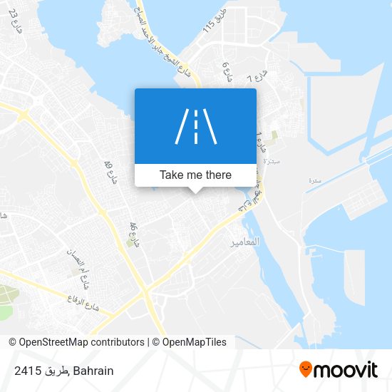 طريق 2415 map