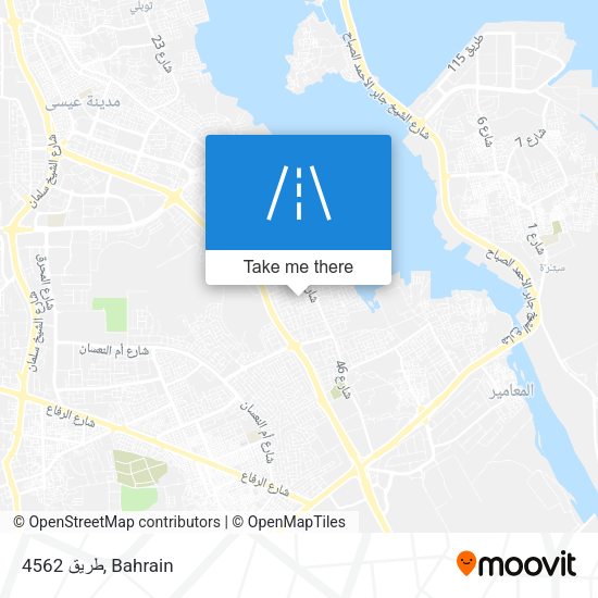 طريق 4562 map