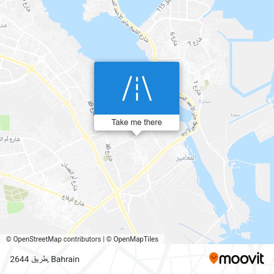 طريق 2644 map
