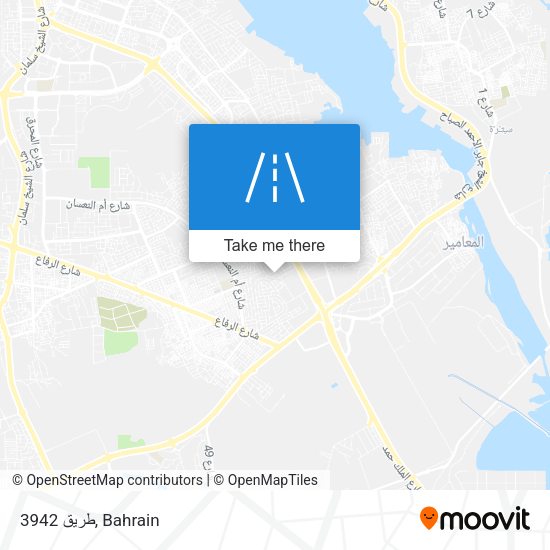 طريق 3942 map