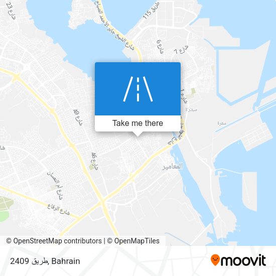 طريق 2409 map