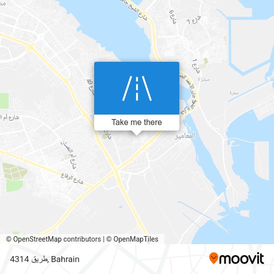 طريق 4314 map