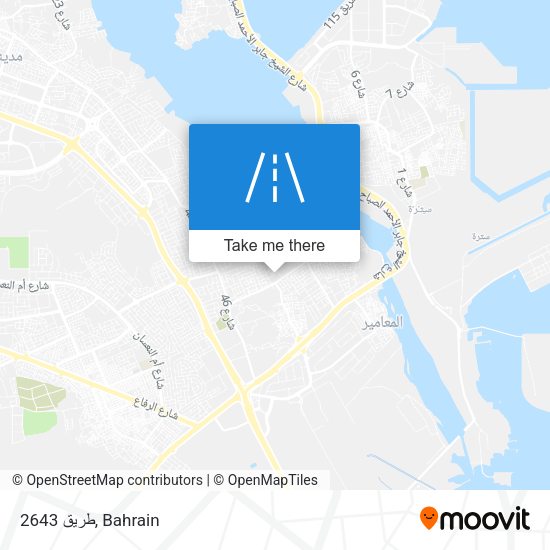 طريق 2643 map