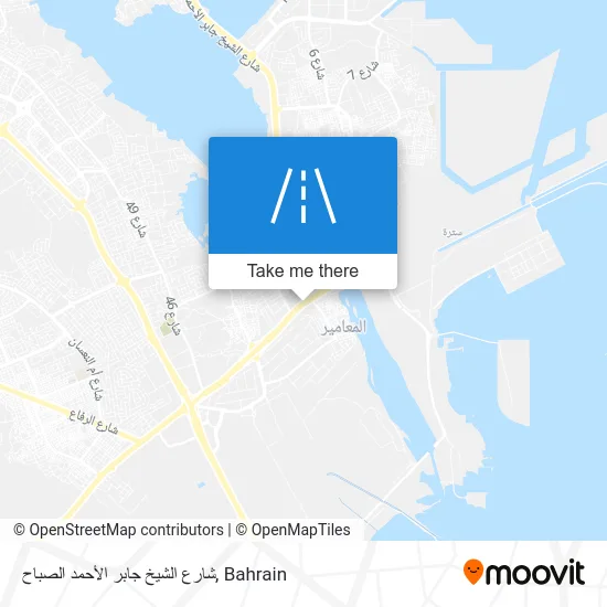 شارع الشيخ جابر الأحمد الصباح map