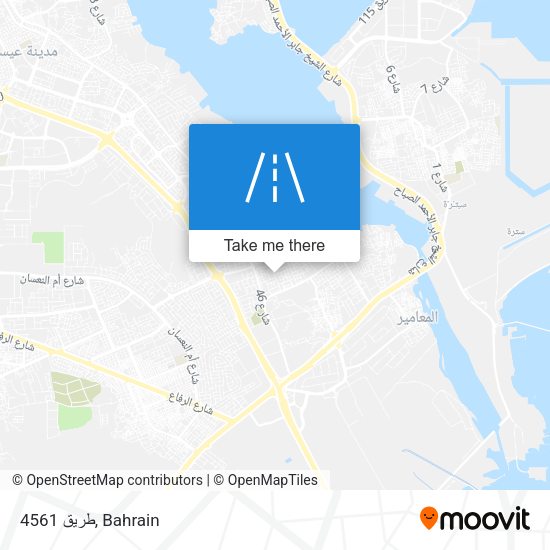 طريق 4561 map