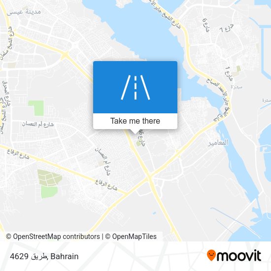 طريق 4629 map
