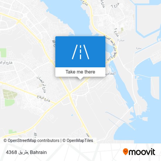 طريق 4368 map