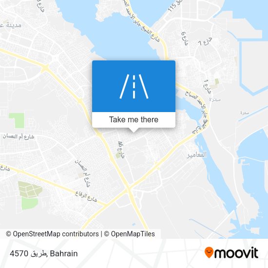 طريق 4570 map
