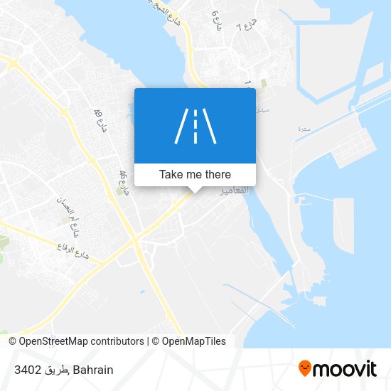 طريق 3402 map