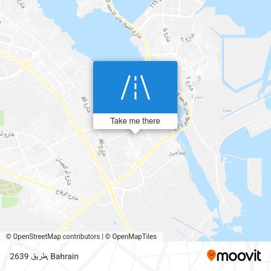 طريق 2639 map