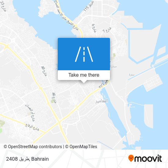 طريق 2408 map