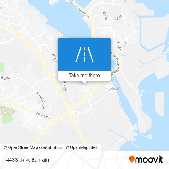 طريق 4433 map