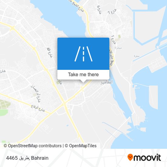 طريق 4465 map