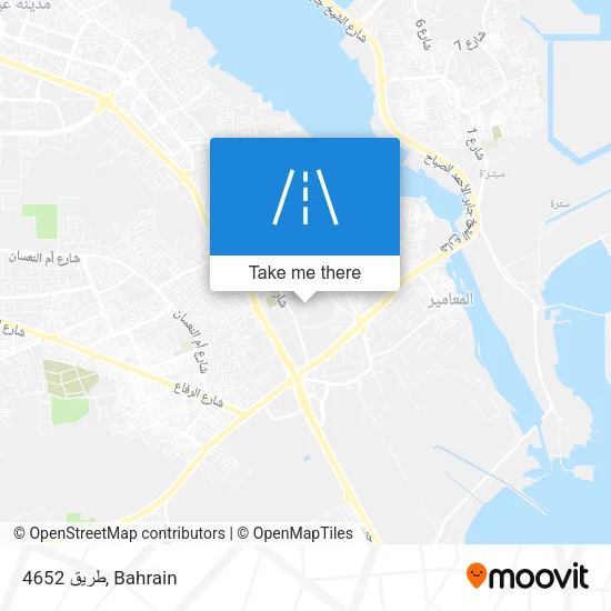طريق 4652 map