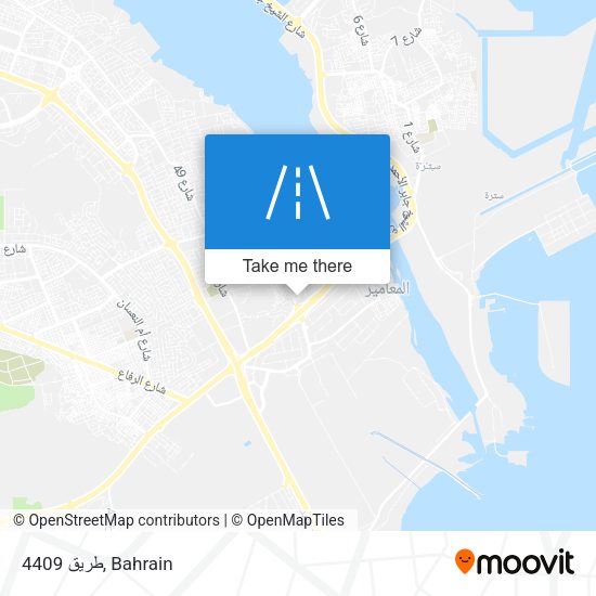 طريق 4409 map