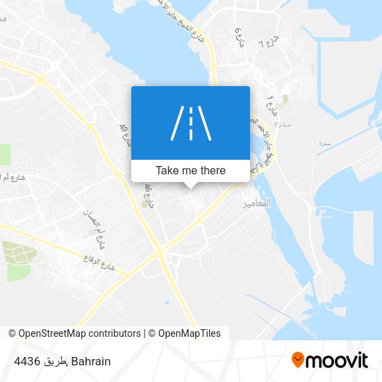 طريق 4436 map