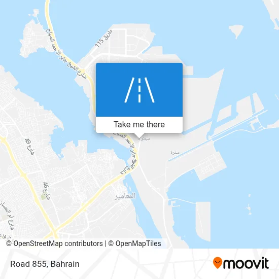 Road 855 map