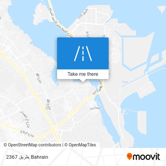 طريق 2367 map