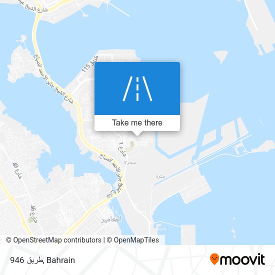 طريق 946 map