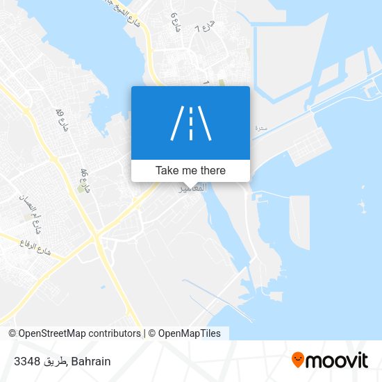طريق 3348 map