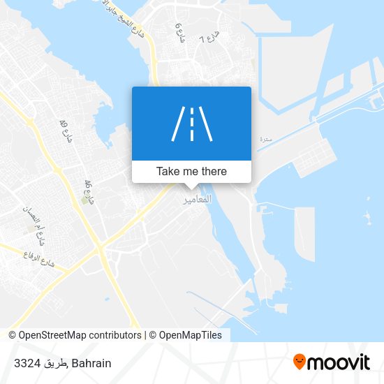 طريق 3324 map