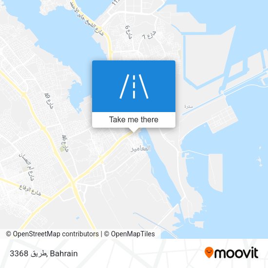 طريق 3368 map