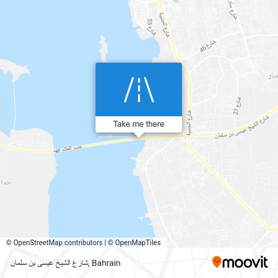 شارع الشيخ عيسى بن سلمان map
