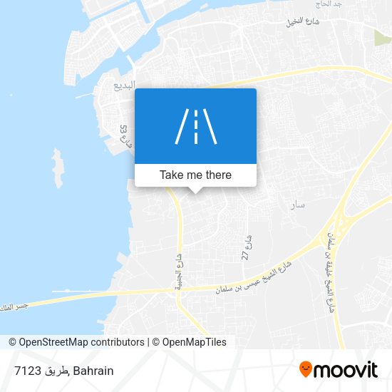 طريق 7123 map