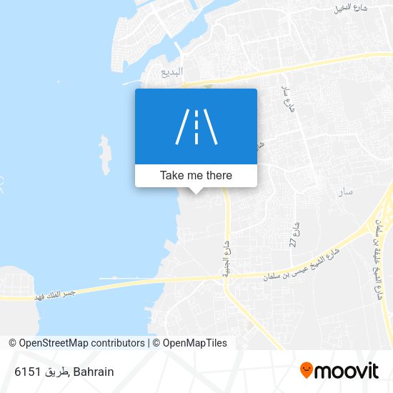 طريق 6151 map