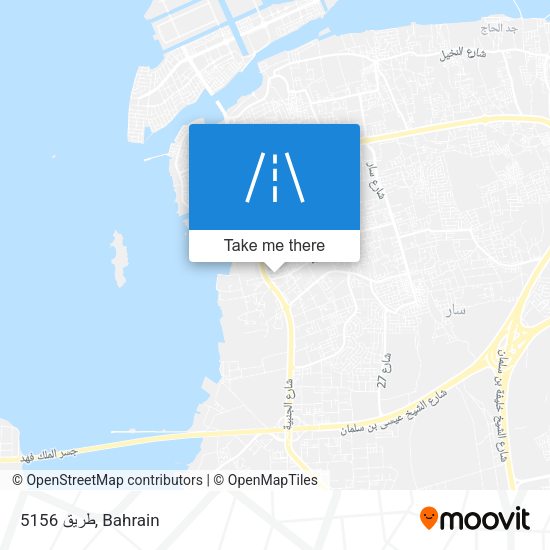 طريق 5156 map