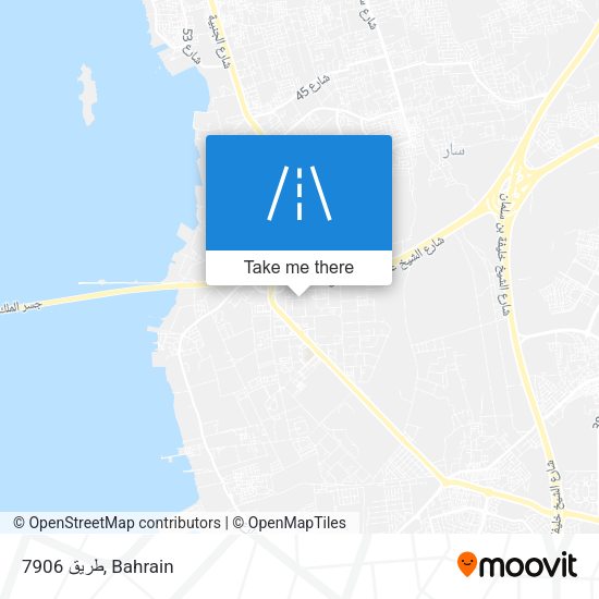 طريق 7906 map